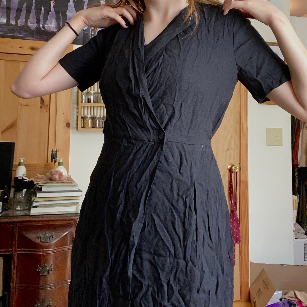 Minimalist Black Dress HOPE by Ringstrand Soderberg